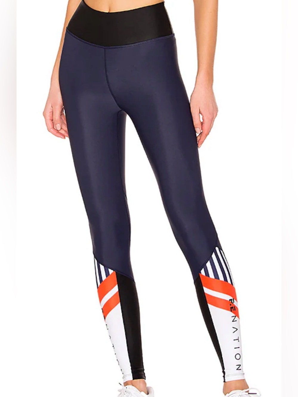 REVOLVE P.E Nation Ko Navy Leggings Colorblock Athleisure